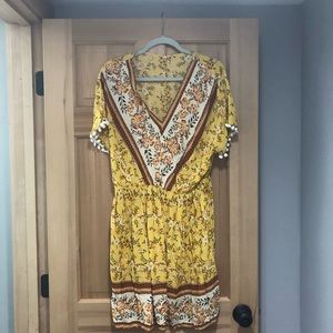 Large yellow dress